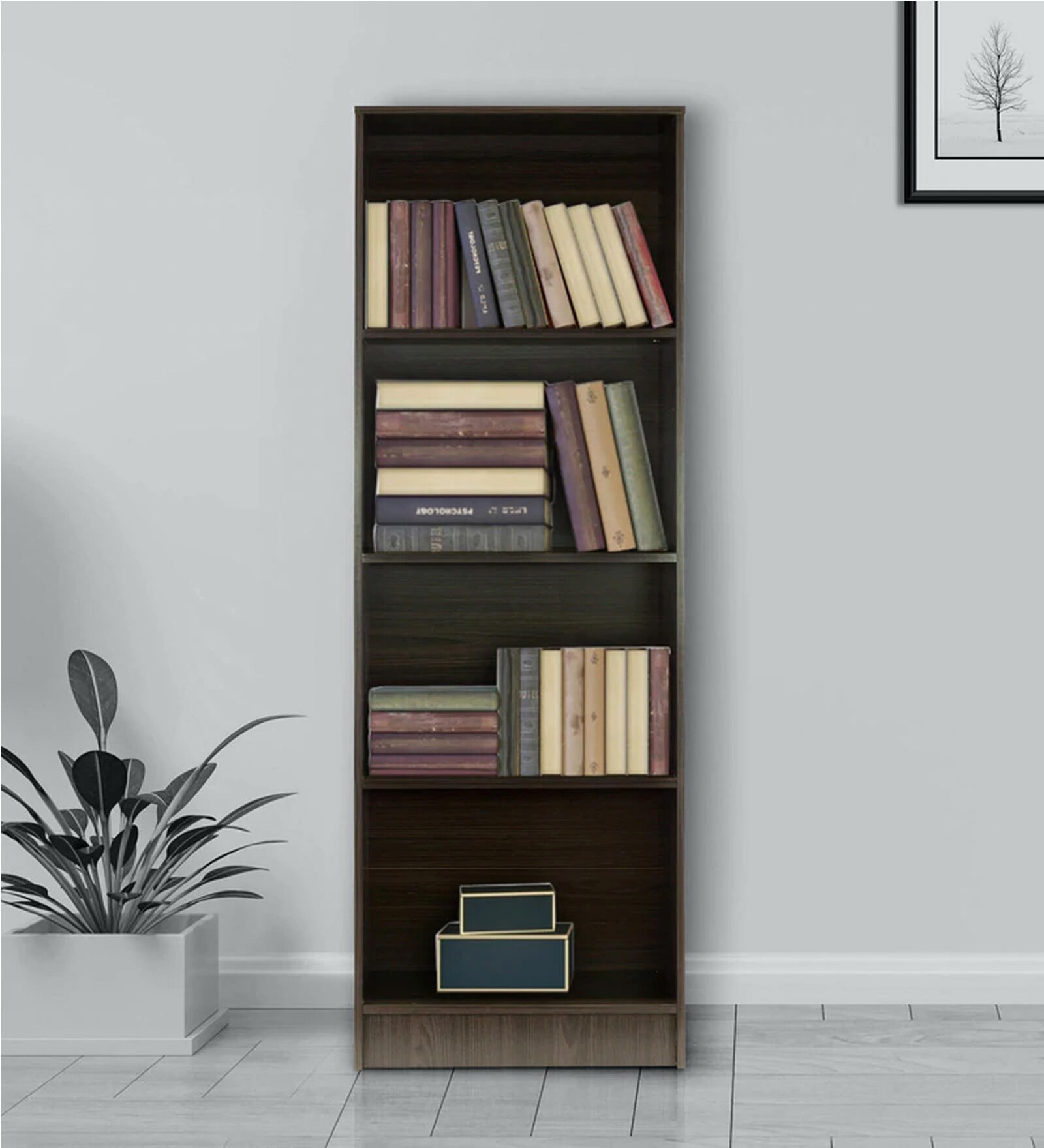 Hayao Book Shelf in Wenge Finish