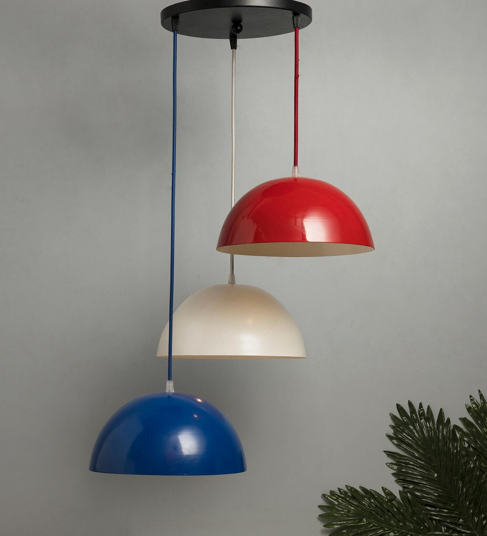 Haytham Black Metal Cluster Hanging Light