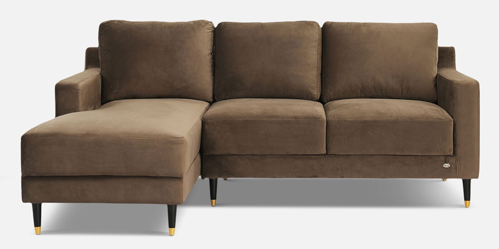 Buy Harlow X Odyssey Velvet RHS Sectional Sofas in Grey Colour at 35