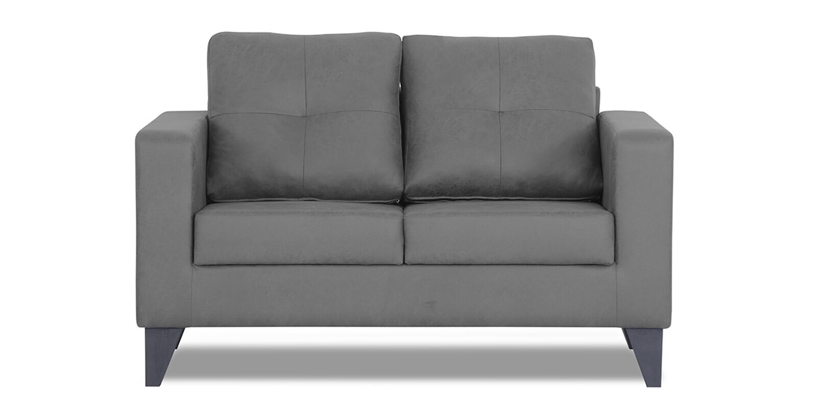 Buy Hayden Leatherette 2 Seater Sofa in Grey Colour at 26 OFF by Adorn