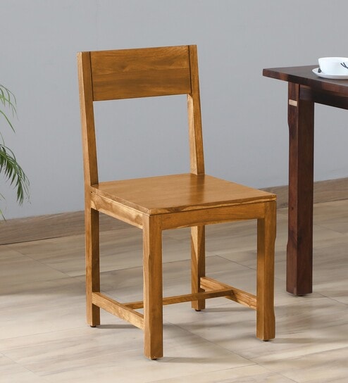 Natural finish deals wood dining chairs