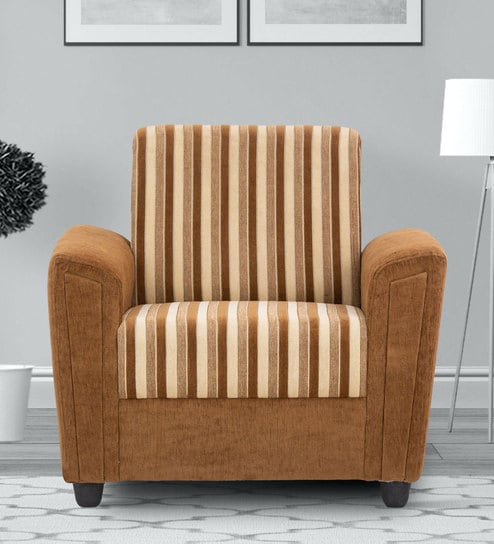 Hamburg 1 Seater Sofa in Yellow Colour