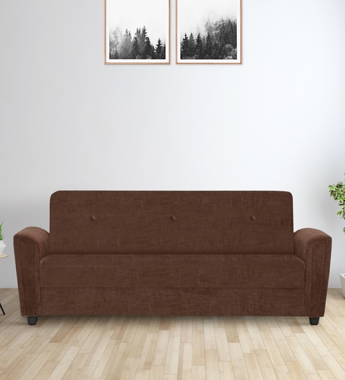 Hamburg 3 Seater Sofa in Dark Brown Colour