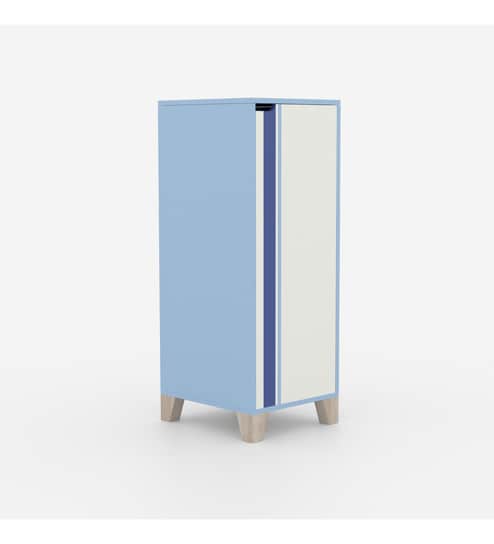 Handy Dandy Kids Storage Cabinet in Light Blue Finish