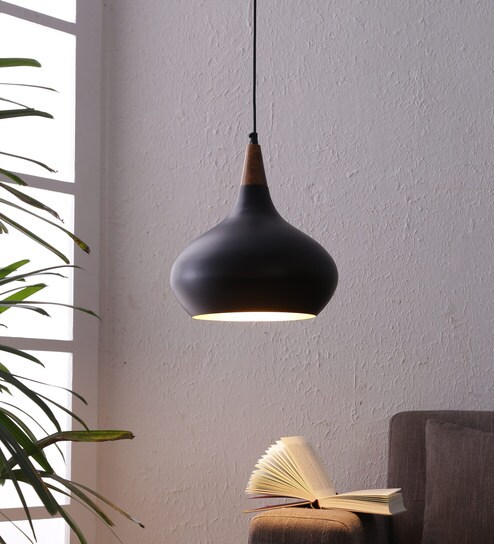 Iiigan Hanging Light In Black Color By Bohemiana