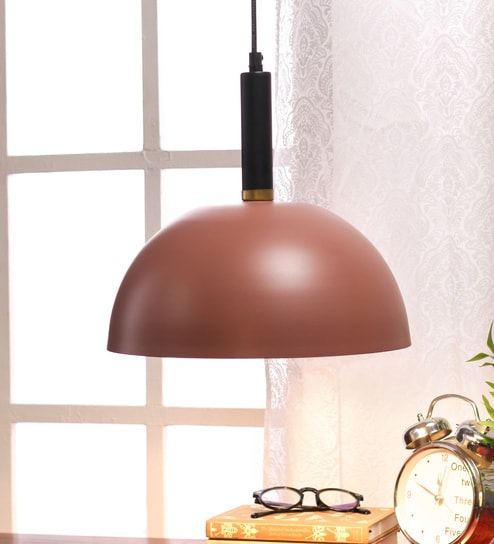 Cayo Red Metal Single Hanging Lights