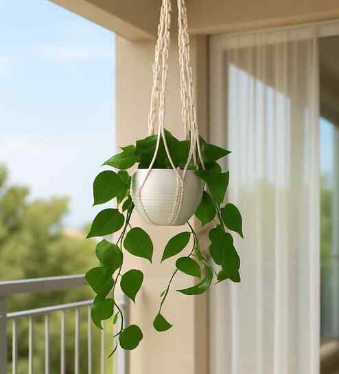 (1Pc) Green Plastic Plant Fake Money Artificial Plant