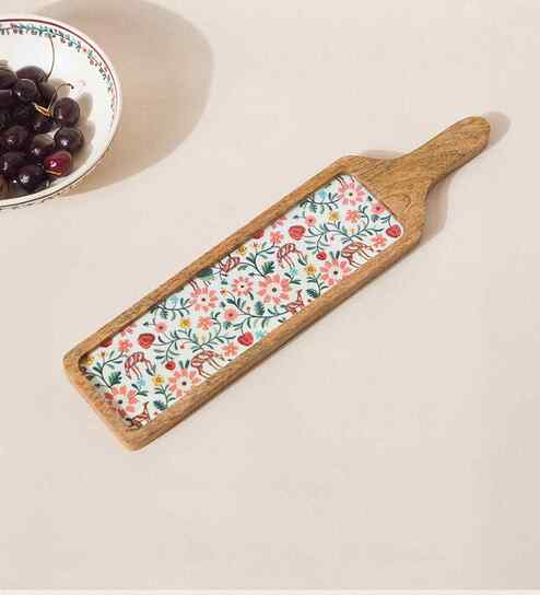 Hangul Wooden Snack Platter | Kashmir Trails