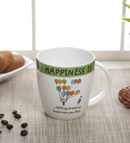 Ira 180ml Multicolour (Set of 2) Ceramic Coffee Mug