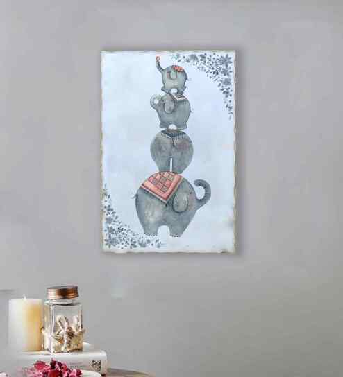 Happy Ellies Marble Wall Art