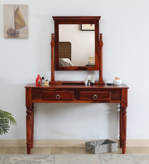 Harleston Sheesham Wood Dresser in Scratch Resistant Honey Oak Finish