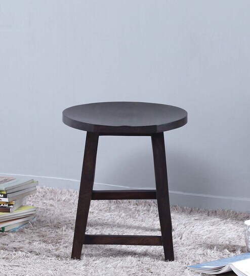 Harrington Sheesham Wood Seating Stool In Warm Chestnut Finish