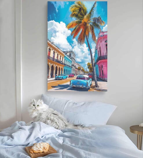 Havana, Cuba 20inx16in Gallery Wrap Canvas Painting