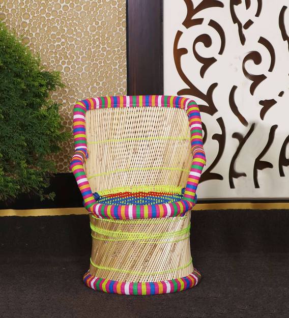 Buy Handmade Multicolor Baby Muddha Chair For Kids By Shinexus Online Infant Chairs Kids Furniture Kids Furniture Pepperfry Product