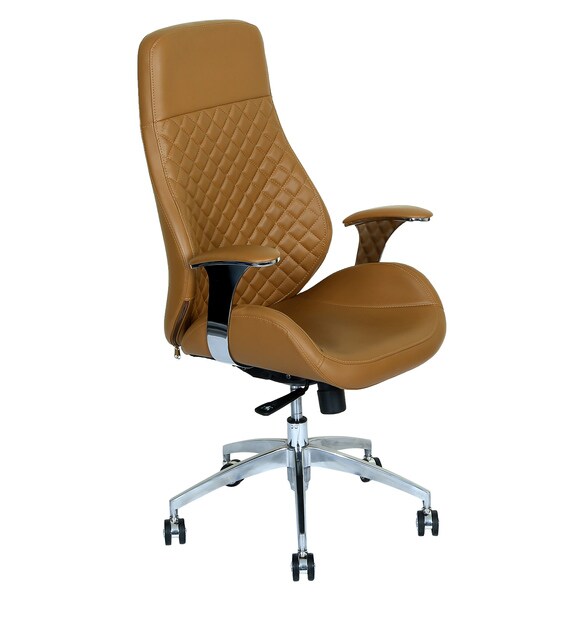 Buy Harriet Office Executive Chair In Camel Color By Athena Crafts Online Executive Chairs Chairs Furniture Pepperfry Product $5000 accent stools arm chairs armless chairs barrel chairs benches bistro chairs butterfly chairs chair and a half chair and ottoman sets club chairs convertible chairs director chairs dish chairs ergonomic office chairs executive office.