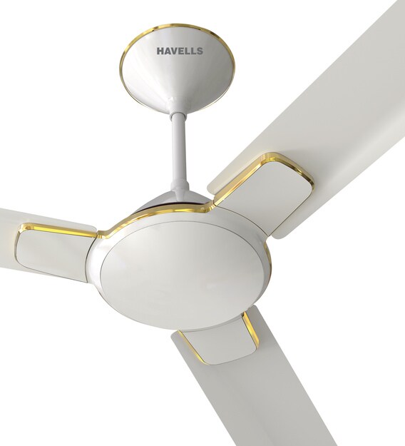 Buy Espresso 900 mm Pearl White Gold Ceiling Fan by Havells Online