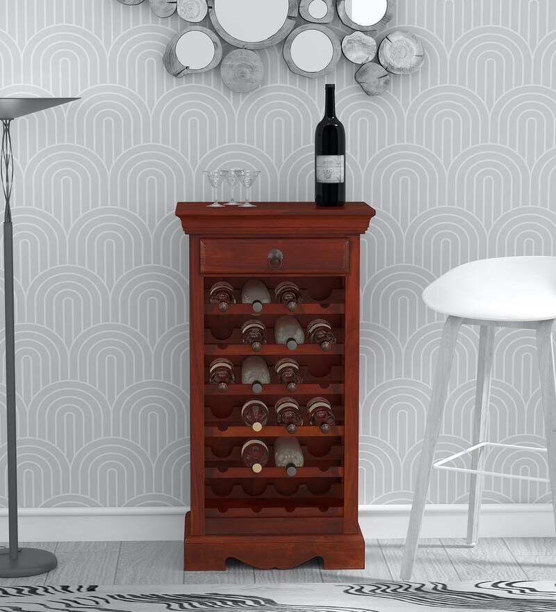 Buy Hamilton Solid Wood Bar in Honey Oak Finish Amberville By