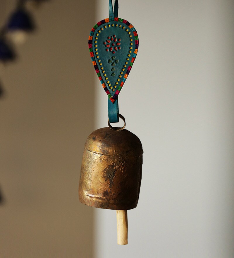 Buy Copper Handmade Antique Metal Bell Wind Chime by Exclusive Lane