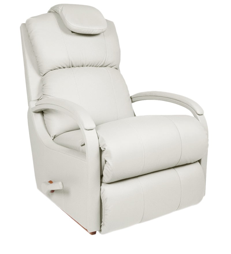 Buy Harbor Town Leather Recliner in White Colour by LaZBoy Online