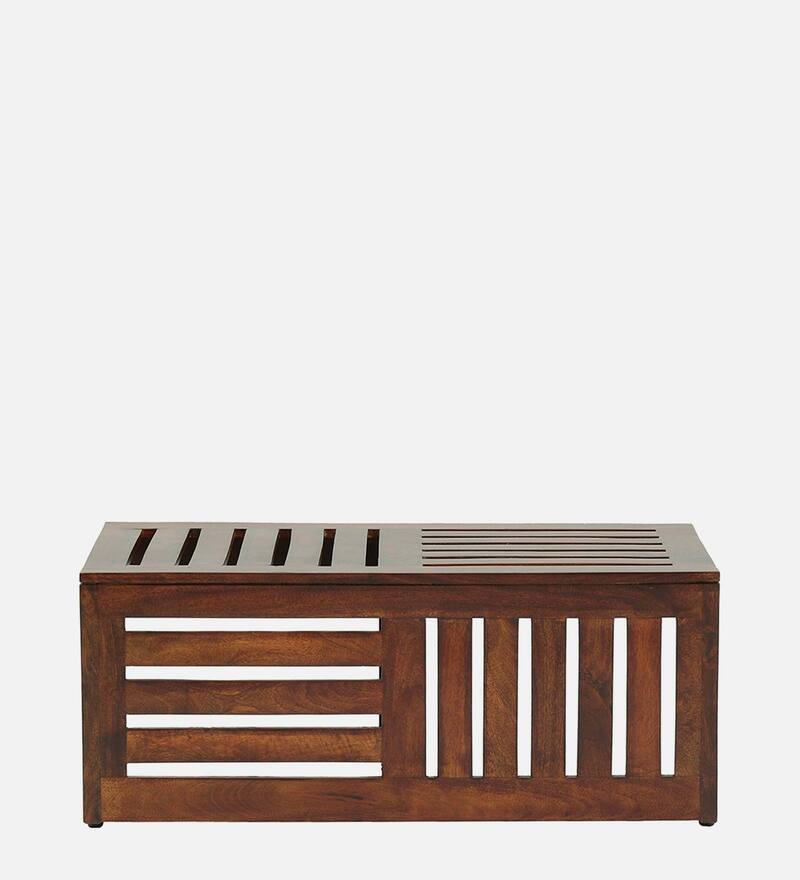 Buy Sheffield Solid Wood Nesting Coffee Table Set in Honey Oak Finish