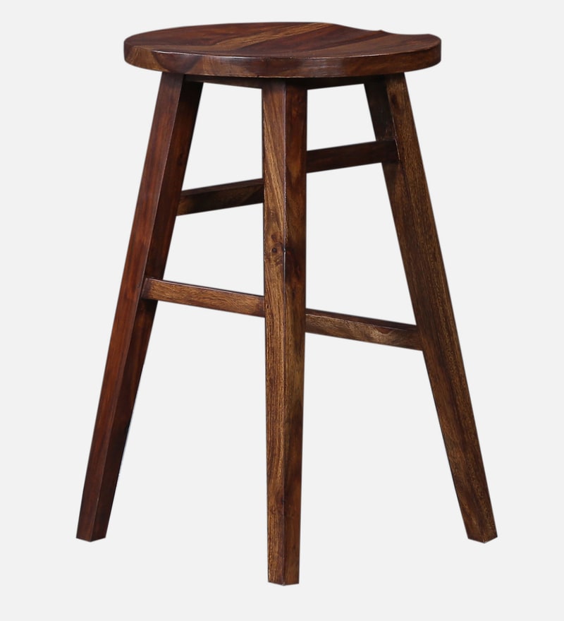 Buy Harrington Sheesham Wood Bar Stool In Provincial Teak Finish By ...