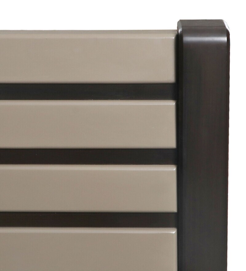 Buy Harvey King Size Bed in Walnut Finish with Hydraulic Storage Online