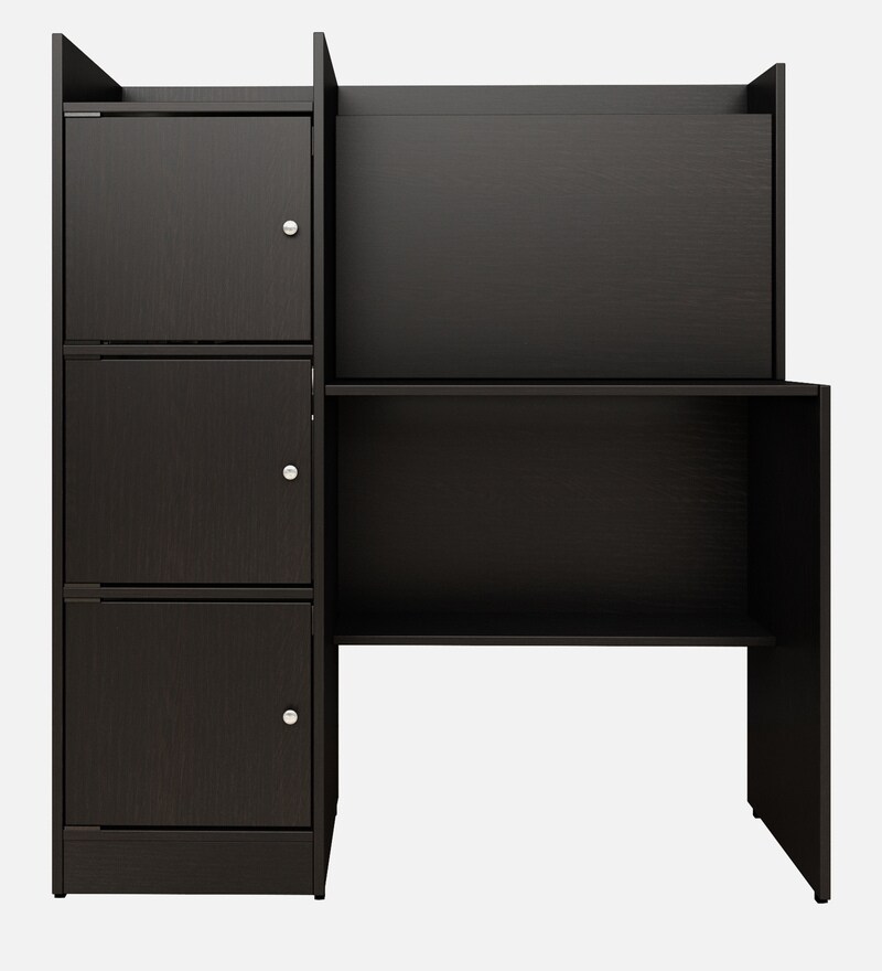 Buy Harwin Hutch Desk in Wenge Finish by Crystal Furnitech Online