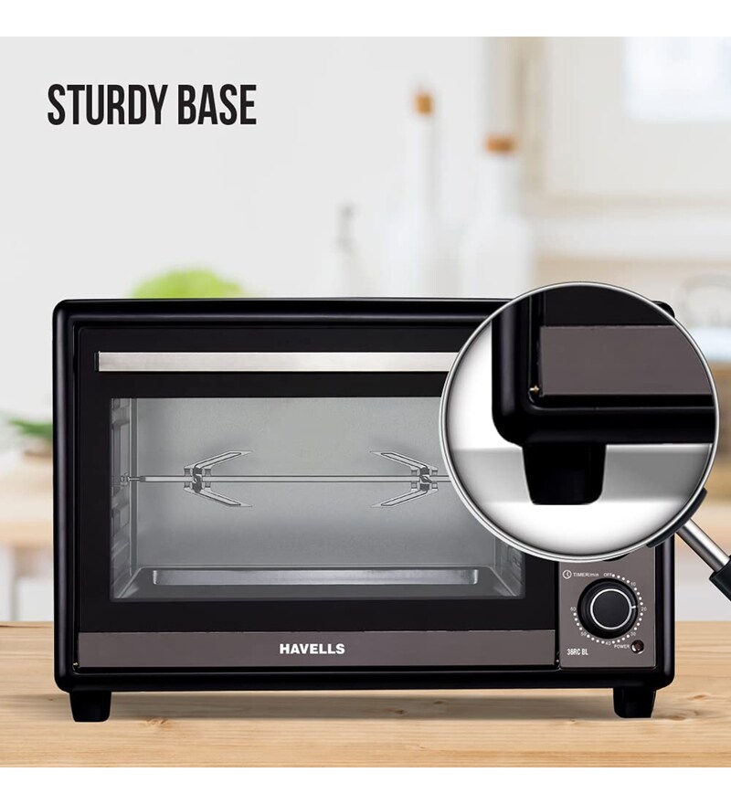 Buy HAVELLS 36L 1500 Watt Oven Toaster Grill (Black) Online Ovens and
