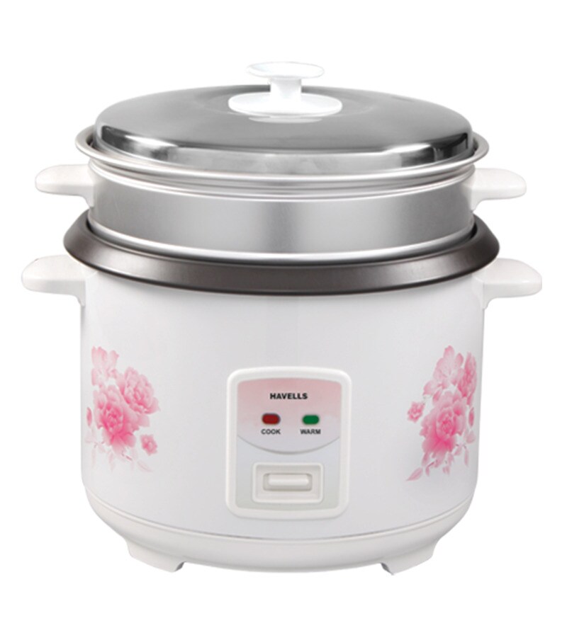 Buy Havells Max Cook White 900 W Rice Cooker 2.2 Ltr Online