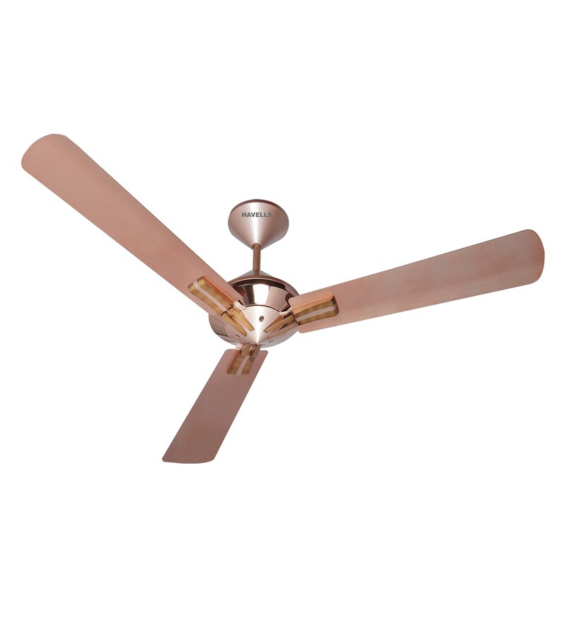 Buy Sagittal 1320 mm Blush Copper Ceiling Fan by Havells ...