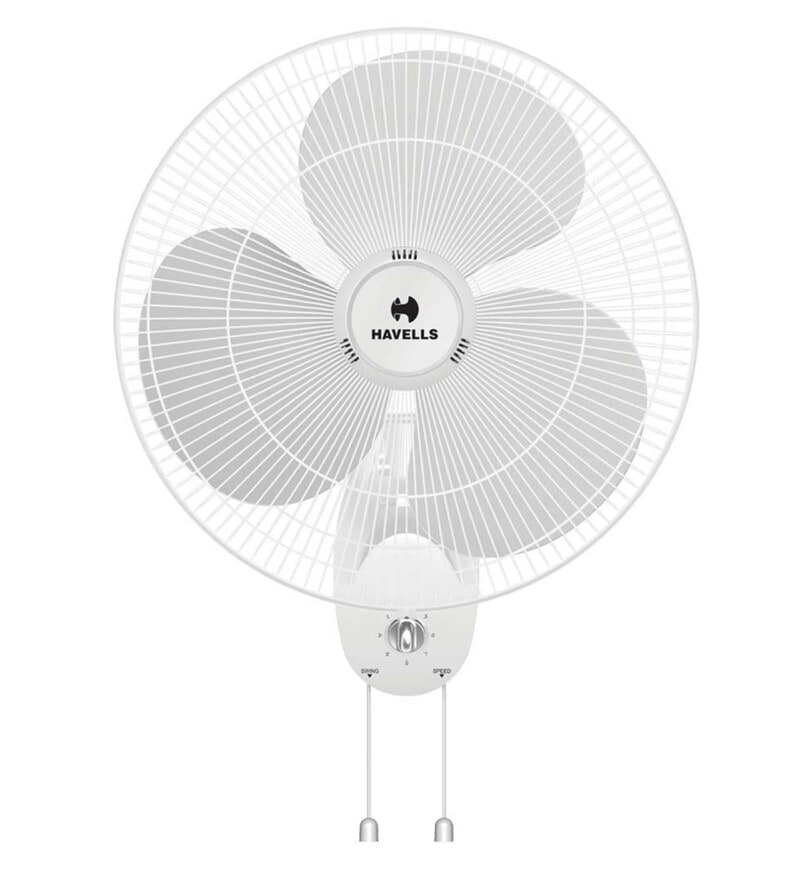 Buy Havells Sameera 400mm White Decorative Wall Fan Online Wall Fans