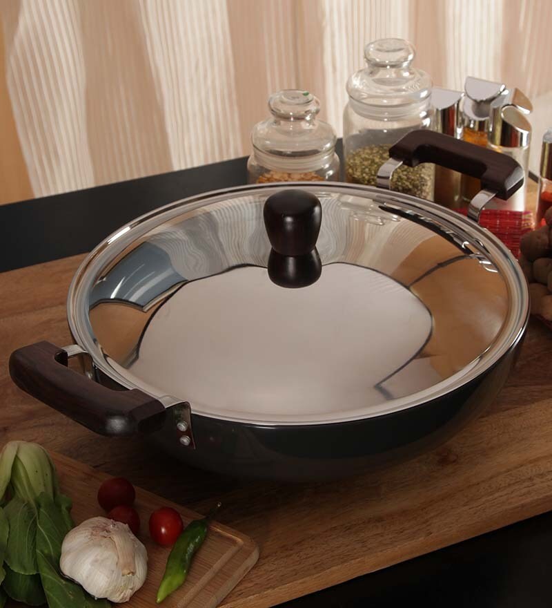 Buy Hawkins Futura Deep Fry Pan With Stainless Steel Lid 7.5 Ltr