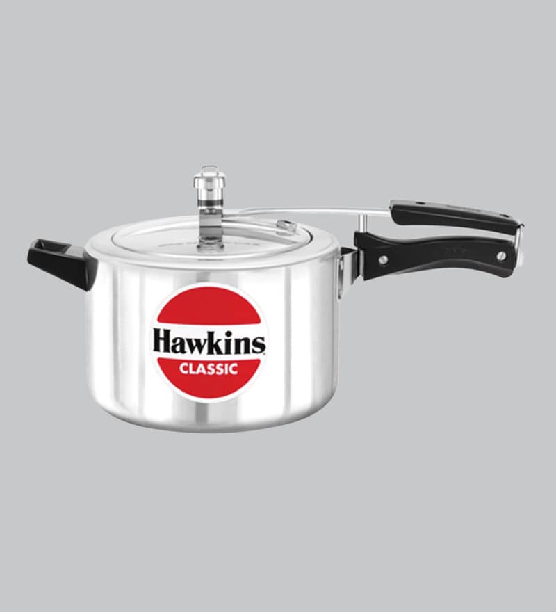 Buy Aluminium Inner Lid 5 Ltr Pressure Cooker By Hawkins Online Pressure Cookers Cookware