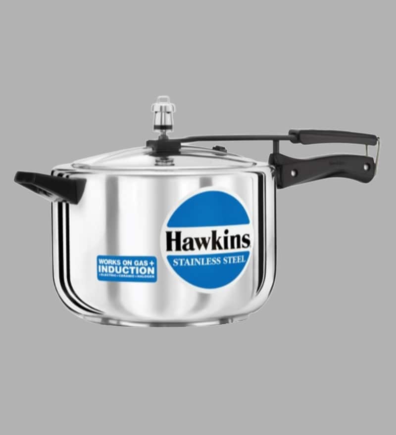 Buy Stainless Steel Pressure Cooker with Induction Base 8 Ltr By