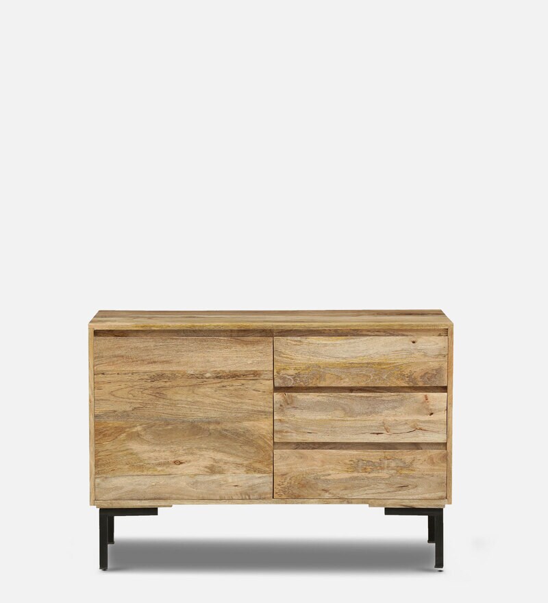 Buy Haywood Solid Wood Sideboard In Natural Finish By Woodsworth Online