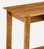 Haarlem Sheesham Wood Writing Table In Scratch Resistant Rustic Teak Finish