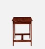Haarlem Sheesham Wood Writing Table In Scratch Resistant Honey Oak Finish