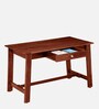Haarlem Sheesham Wood Writing Table In Scratch Resistant Honey Oak Finish
