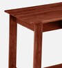 Haarlem Sheesham Wood Writing Table In Scratch Resistant Honey Oak Finish