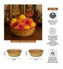 Multipurpose Bamboo Set Of 2 Kitchen Basket   Ideal Fruit,Vegetable & Gift Basket Hamper