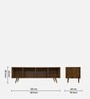 Habufa TV Console in Walnut Finish