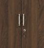 Hachi 2 Door Wardrobe In Walnut Finish With Adjustable Shelves
