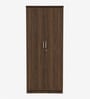 Hachi 2 Door Wardrobe In Walnut Finish With Adjustable Shelves