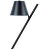 Callam Black Metal Shade Night Lamp With Metal Base