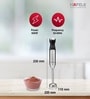 Hafele Chromatic Hand Blender, 9 Variable Speed Control Functions, Rapid Turbo Mode Technology, Stainless Steel, Low Noise,100% Copper Motor, 600 Watts