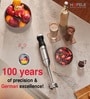 Hafele Chromatic Hand Blender, 9 Variable Speed Control Functions, Rapid Turbo Mode Technology, Stainless Steel, Low Noise,100% Copper Motor, 600 Watts