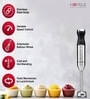 Hafele Chromatic Hand Blender, 9 Variable Speed Control Functions, Rapid Turbo Mode Technology, Stainless Steel, Low Noise,100% Copper Motor, 600 Watts
