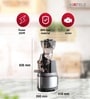 Hafele MAGNUS Cold Press Slow Juicer| 83mm Wide Chute| All-in-1 Fruit & Vegetable Juicer| 35RPM Speed for Max Nutrition| Stainless Steel Body| BPA Free Container| 250W-Black Hafele MAGNUS Cold Press Slow Juicer| 83mm Wide Chute| All-in-1 Fruit & Vegetable Juicer| 35RPM Speed for Max Nutrition| Stainless Steel Body| BPA Free Container| 250W-Black