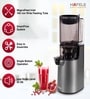 Hafele Magnus Prime Cold Press Juicer, 100mm Wide Chute, All-in-1 Fruit & Vegetable Juicer, 50RPM Speed for Max Nutrition,Maximum Extraction of Juice, 250W-Black Hafele Magnus Prime Cold Press Juicer, 100mm Wide Chute, All-in-1 Fruit & Vegetable Juicer, 50RPM Speed for Max Nutrition,Maximum Extraction of Juice, 250W-Black