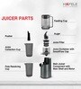 Hafele Magnus Prime Cold Press Juicer, 100mm Wide Chute, All-in-1 Fruit & Vegetable Juicer, 50RPM Speed for Max Nutrition,Maximum Extraction of Juice, 250W-Black Hafele Magnus Prime Cold Press Juicer, 100mm Wide Chute, All-in-1 Fruit & Vegetable Juicer, 50RPM Speed for Max Nutrition,Maximum Extraction of Juice, 250W-Black